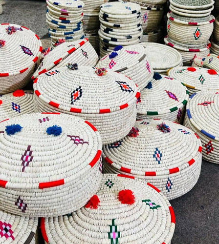 سبد دست بافت جای نان